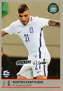 Sticker Kostas Stafylidis - Road to 2018 FIFA World Cup Russia - Panini