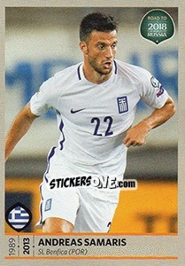 Sticker Andreas Samaris - Road to 2018 FIFA World Cup Russia n. 122 - Panini
