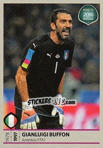 Sticker Gianluigi Buffon - Road to 2018 FIFA World Cup Russia n. 129 - Panini