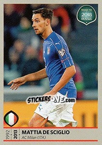 Sticker Mattia De Sciglio - Road to 2018 FIFA World Cup Russia n. 134 - Panini