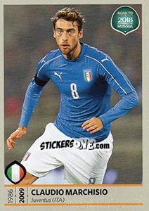 Sticker Claudio Marchisio - Road to 2018 FIFA World Cup Russia n. 137 - Panini