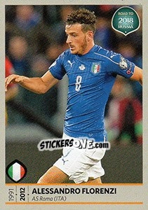 Sticker Alessandro Florenzi - Road to 2018 FIFA World Cup Russia n. 139 - Panini