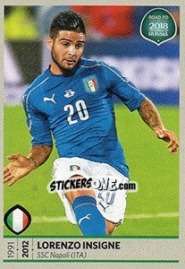 Sticker Lorenzo Insigne - Road to 2018 FIFA World Cup Russia n. 141 - Panini