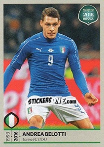 Sticker Andrea Belotti - Road to 2018 FIFA World Cup Russia n. 143 - Panini