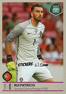 Sticker Rui Patricio - Road to 2018 FIFA World Cup Russia n. 145 - Panini