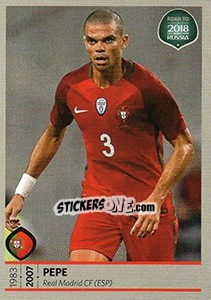 Sticker Pepe - Road to 2018 FIFA World Cup Russia n. 146 - Panini