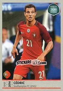 Sticker Cédric Soares - Road to 2018 FIFA World Cup Russia n. 148 - Panini