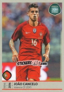 Sticker Joao Cancelo - Road to 2018 FIFA World Cup Russia n. 150 - Panini