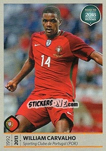 Sticker William Carvalho - Road to 2018 FIFA World Cup Russia n. 152 - Panini