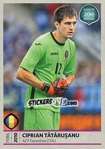 Sticker Ciprian Tatarusanu - Road to 2018 FIFA World Cup Russia n. 161 - Panini