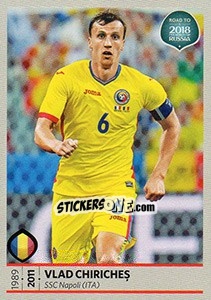 Sticker Vlad Chiriches - Road to 2018 FIFA World Cup Russia - Panini