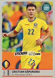 Sticker Cristian Sapunaru - Road to 2018 FIFA World Cup Russia n. 164 - Panini