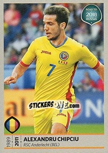 Sticker Alexandru Chipciu - Road to 2018 FIFA World Cup Russia n. 169 - Panini