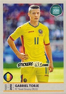 Sticker Gabriel Torje - Road to 2018 FIFA World Cup Russia n. 171 - Panini
