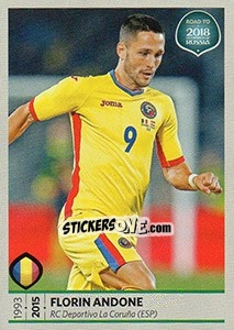 Sticker Florin Andone - Road to 2018 FIFA World Cup Russia - Panini