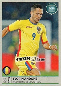 Sticker Florin Andone - Road to 2018 FIFA World Cup Russia n. 173 - Panini
