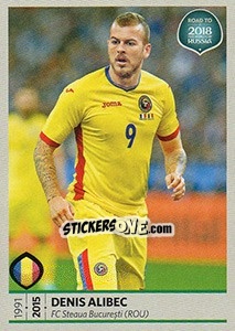 Figurina Denis Alibec - Road to 2018 FIFA World Cup Russia - Panini