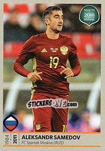Sticker Aleksandr Samedov - Road to 2018 FIFA World Cup Russia n. 184 - Panini