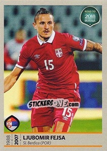 Sticker Ljubomir Fejsa - Road to 2018 FIFA World Cup Russia n. 199 - Panini