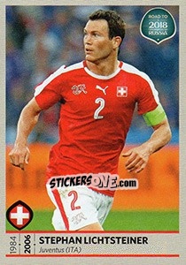 Sticker Stephan Lichtsteiner - Road to 2018 FIFA World Cup Russia n. 210 - Panini