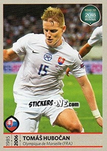 Sticker Tomas Hubocan - Road to 2018 FIFA World Cup Russia - Panini