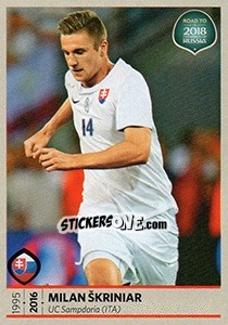 Sticker Milan Skriniar - Road to 2018 FIFA World Cup Russia n. 231 - Panini