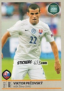 Sticker Viktor Pecovsky - Road to 2018 FIFA World Cup Russia n. 232 - Panini