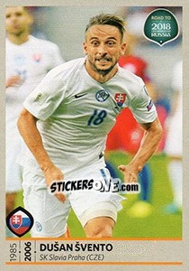 Figurina Dusan Svento - Road to 2018 FIFA World Cup Russia - Panini