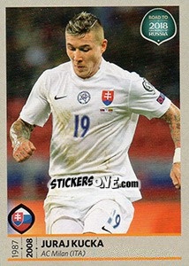 Sticker Juraj Kucka - Road to 2018 FIFA World Cup Russia n. 234 - Panini