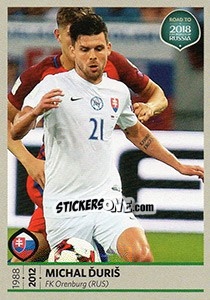 Sticker Michal Duris - Road to 2018 FIFA World Cup Russia n. 239 - Panini