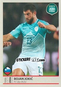 Sticker Bojan Jokic - Road to 2018 FIFA World Cup Russia n. 244 - Panini