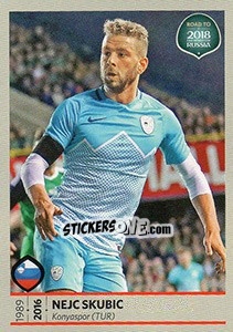 Sticker Nejc Skubic - Road to 2018 FIFA World Cup Russia - Panini