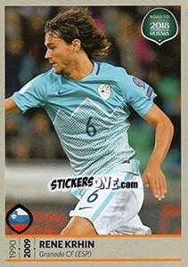 Figurina Rene Krhin - Road to 2018 FIFA World Cup Russia - Panini