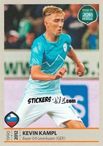 Sticker Kevin Kampl - Road to 2018 FIFA World Cup Russia n. 250 - Panini