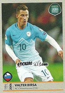 Sticker Valter Birsa - Road to 2018 FIFA World Cup Russia - Panini