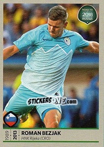 Sticker Roman Bezjak - Road to 2018 FIFA World Cup Russia - Panini