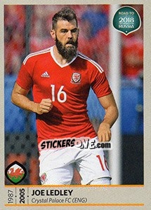 Cromo Joe Ledley - Road to 2018 FIFA World Cup Russia - Panini