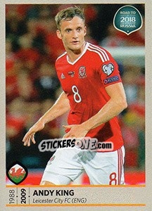 Sticker Andy King - Road to 2018 FIFA World Cup Russia n. 266 - Panini