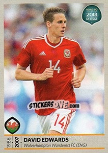 Sticker David Edwards - Road to 2018 FIFA World Cup Russia n. 268 - Panini