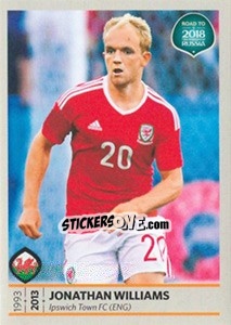 Sticker Jonathan Williams - Road to 2018 FIFA World Cup Russia - Panini