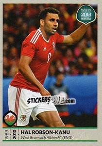 Sticker Hal Robson-Kanu - Road to 2018 FIFA World Cup Russia - Panini