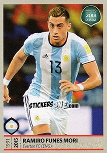 Sticker Ramiro Funes Mori - Road to 2018 FIFA World Cup Russia n. 276 - Panini