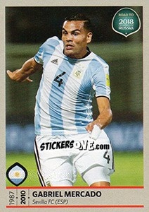 Sticker Gabriel Mercado