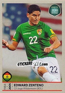 Sticker Edward Zenteno - Road to 2018 FIFA World Cup Russia - Panini