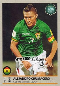 Sticker Alejandro Chumacero - Road to 2018 FIFA World Cup Russia n. 299 - Panini