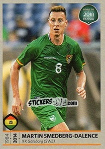 Sticker Martin Smedberg-Dalence - Road to 2018 FIFA World Cup Russia n. 300 - Panini