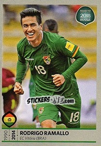 Sticker Rodrigo Ramallo - Road to 2018 FIFA World Cup Russia n. 302 - Panini