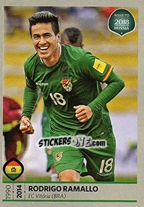 Sticker Rodrigo Ramallo - Road to 2018 FIFA World Cup Russia - Panini