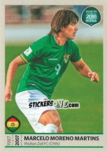 Sticker Marcelo Moreno Martins - Road to 2018 FIFA World Cup Russia n. 304 - Panini