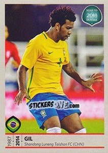 Sticker Gil - Road to 2018 FIFA World Cup Russia n. 307 - Panini